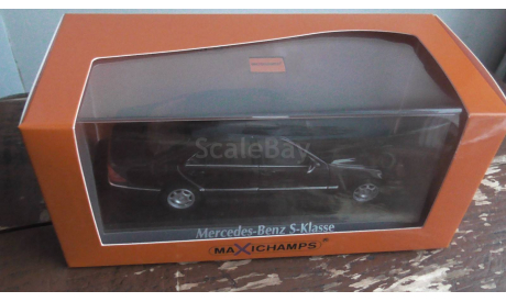 1:43 Mercedes-Benz W 220 RED  Maxichamps, масштабная модель, Minichamps