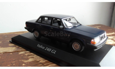 VOLVO 240  1986  dark blue Maxichamps, масштабная модель, Minichamps, scale43