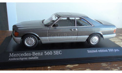 Mercedes-Benz  560 SEC C126  Maxichamps grey met