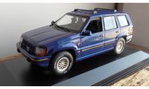 Jeep Grand Cherokee dark blue met MAXICHAMPS, масштабная модель, Minichamps, scale43