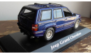 Jeep Grand Cherokee dark blue met MAXICHAMPS, масштабная модель, Minichamps, scale43