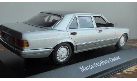 Mercedes-Benz 560 SEL  Minichamps silver, масштабная модель, scale43