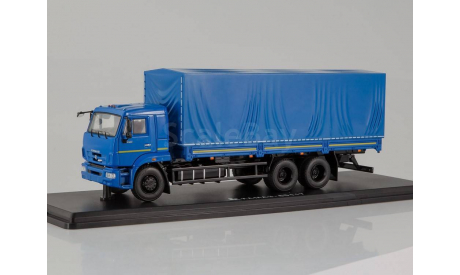 КаМАЗ-65117 бортовой/рестайлинг, синий SALE!, масштабная модель, 1:43, 1/43, Start Scale Models (SSM)