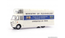 Bedford SB3 Mobile Cinema (мобильный кинотеатр) white/blue 1967, масштабная модель, 1:43, 1/43, AutoCult