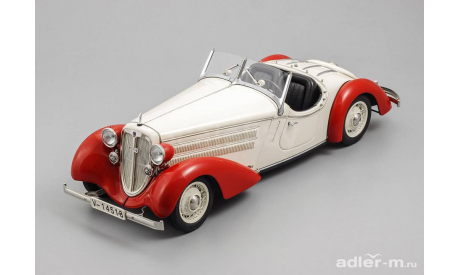 Audi 225 Front Roadster, 1935 (red/white), масштабная модель, CMC, scale18