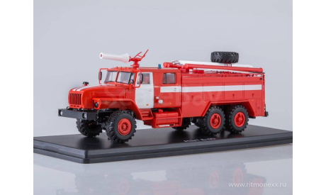 УрАЛ-4320 АЦ-7,5-40 с белыми полосами. См. описание!, масштабная модель, Start Scale Models (SSM), scale43