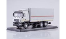 МАЗ-6312 бортовой с тентом ’МЧС’, масштабная модель, scale43, Start Scale Models (SSM)