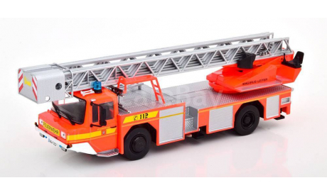 Iveco Magirus DLK 23-12 mit Drehleiter Feuerwehr Lam, масштабная модель, scale43, Altaya