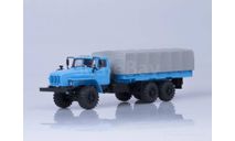 УрАЛ-4320-0911 бортовой длинная база голубой, масштабная модель, Автоистория (АИСТ), scale43