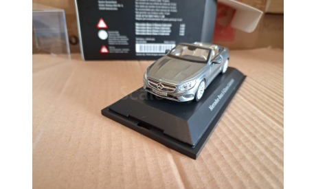 Mercedes-Benz S-Class Cabriolet (A217) selenite grey, масштабная модель, scale43, Kyosho