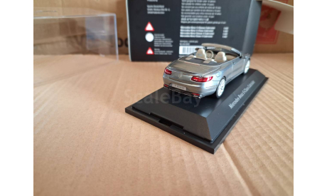 Mercedes-Benz S-Class Cabriolet (A217) selenite grey, масштабная модель, scale43, Kyosho