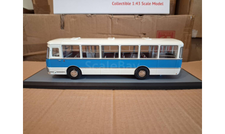 ЛиАЗ-677Э бело-голубой Экспортный, масштабная модель, scale43, Classicbus