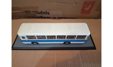 ЛиАЗ-677Э бело-голубой Экспортный, масштабная модель, scale43, Classicbus
