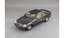 Mercedes-Benz 600 SEC (C140) 1992 anthracite, масштабная модель, 1:18, 1/18, KK-Scale
