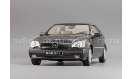 Mercedes-Benz 600 SEC (C140) 1992 anthracite, масштабная модель, scale18, KK-Scale