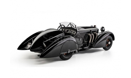 Mercedes-Benz SSK ’Black Prince’ 1934, масштабная модель, scale18, CMC