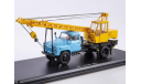 Автокран КС-1562Б (53) голубой/желтый, масштабная модель, Start Scale Models (SSM), ГАЗ, scale43
