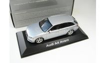 AUDI A4 Avant silver 2008 г., масштабная модель, scale43, Minichamps