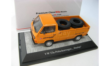 VW T3-a Pritsche, Dunlop mit Ladegut SALE!, масштабная модель, 1:43, 1/43, Premium Classixxs, Volkswagen