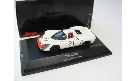 Porsche 908 Norisring G.Mitter 1968 г., масштабная модель, scale43, SCHUCO