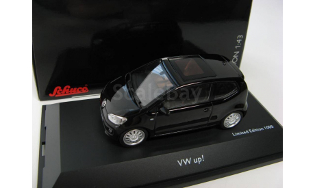 VW UP! deep black, масштабная модель, 1:43, 1/43, Schuco, Volkswagen