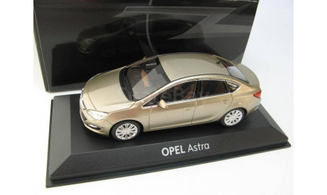 Opel Astra gold metallic, масштабная модель, scale43, Minichamps