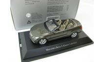 Mercedes-Benz E-Class Convertible A207 stannit grey, масштабная модель, scale43, Schuco