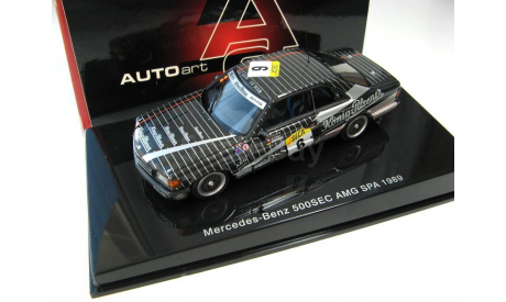 Mercedes-Benz 500 SEC (W126) AMG SPA No.6 1989, масштабная модель, scale43, Autoart