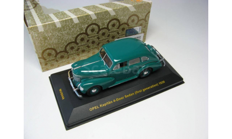 OPEL KAPITÄN Sedan (первой серии) Green 1939 г. SALE!, масштабная модель, 1:43, 1/43, IXO Museum (серия MUS)