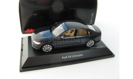 Audi A6 Saloon blue metallic 2012 г., масштабная модель, 1:43, 1/43, SCHUCO