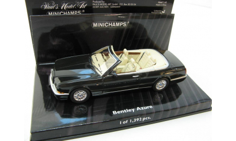 BENTLEY AZURE 1996 BLACK, масштабная модель, scale43, Minichamps