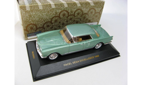 FACEL VEGA EXCELLENCE Mettalic Green 1960 г., масштабная модель, 1:43, 1/43, IXO Museum (серия MUS)