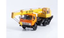 КаМАЗ-53213 автокран КС-3575А оранжевый/желтый, масштабная модель, 1:43, 1/43, Start Scale Models (SSM)