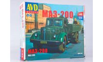 МАЗ-200 боротовой, сборная модель автомобиля, AVD Models, scale43