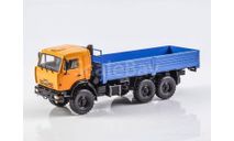 КаМАЗ-43118 бортовой оранжевый/синий, масштабная модель, Start Scale Models (SSM), scale43