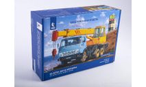 КаМАЗ-53213 автокран КС-3575А, сборная модель автомобиля, AVD Models, scale43