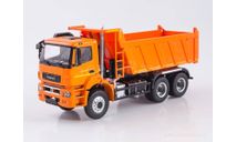 KAMAZ-65802-87 (S5) самосвал оранжевый, масштабная модель, Автоистория (АИСТ), КамАЗ, scale43