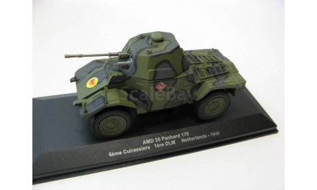 AMD 35 Panhard 178 6th Cuirassiers 1st DLM Голландия 1940, масштабная модель, scale43, Altaya