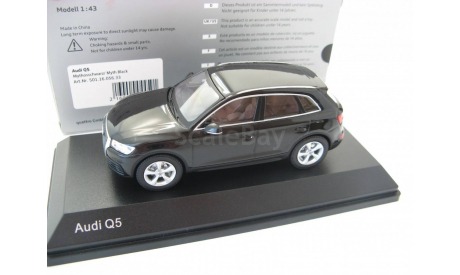 Audi Q5 myth black, масштабная модель, iScale, scale43