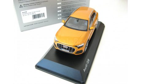Audi Q8 dragon orange, масштабная модель, scale43, Norev