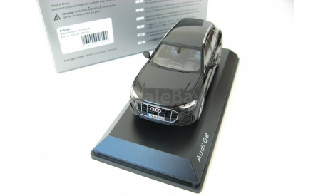 Audi Q8 orca black, масштабная модель, scale43, Norev
