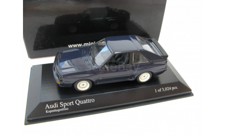 Audi Sport Quattro blue SALE!, масштабная модель, 1:43, 1/43, Minichamps