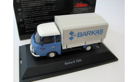 Barkas B1000 pick-up with canvas (грузовик с тентом), масштабная модель, 1:43, 1/43, Schuco