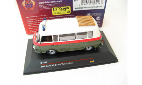 BARKAS B1000 VOLKSPOLIZEI (red and Green) 1968, масштабная модель, IST Models, scale43