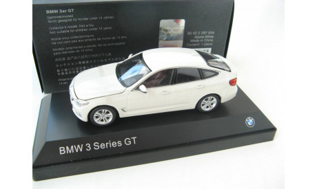 BMW 3 Series GT (F34) 2013 white, масштабная модель, 1:43, 1/43, iScale