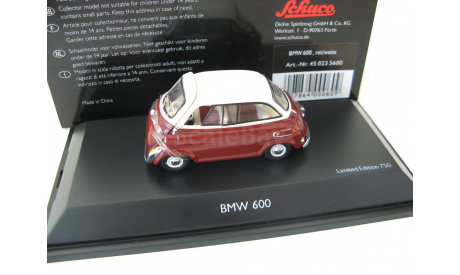 BMW 600 red/white, масштабная модель, scale43, SCHUCO