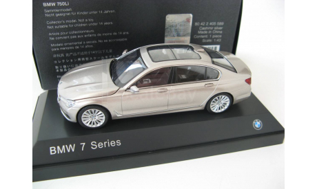 BMW 750Li (G12) cashmir silver, масштабная модель, scale43, Paragon Models