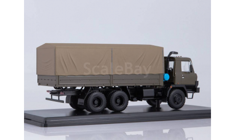 Tatra-815 V26 бортовой с тентом зеленый, масштабная модель, scale43, Start Scale Models (SSM)