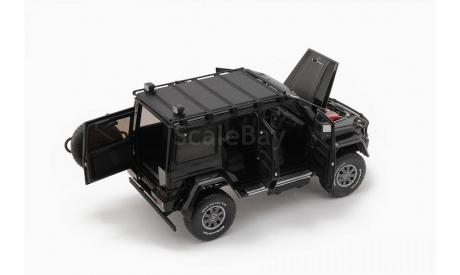 Brabus 550 Adventure Mercedes-Benz G500 4x4 obsidian black, масштабная модель, scale18, ALMOST REAL