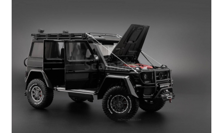 Brabus 550 Adventure Mercedes-Benz G500 4x4 obsidian black, масштабная модель, scale18, ALMOST REAL
